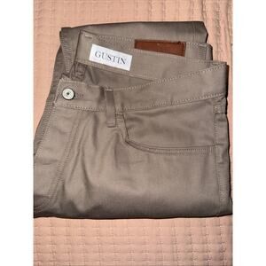 Gustin Mens 38x36 ‘Driftwood’ California Fit Pant Chino Preppy Golf Luxury NWOT